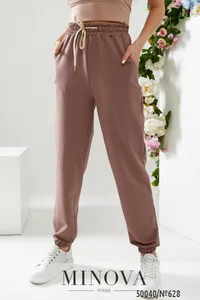 Брюки 628-мокко Minova