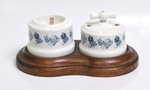 Розетка с заземл. орнамент №3, Lindas / TV