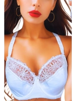 Бюстгальтер гладкий с косточками большие размеры