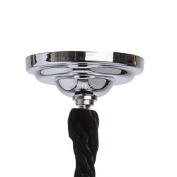 Подвесная светодиодная люстра RegenBogen Платлинг, хром, LED на 111 Вт, 18 кв м