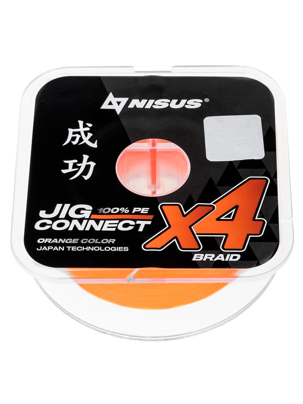 Шнур плетеный для рыбалки NISUS JIG CONNECT X4 PE Light Green 150m #0.4, 0.10mm 3.6кг/7.9LB (T-N-JC-X4-0.10-150-LG)
