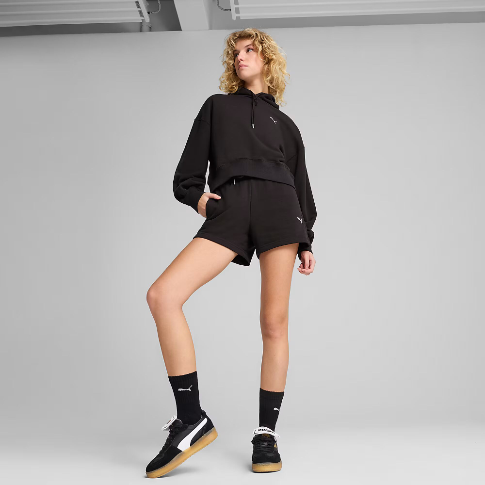 WARDROBE ESSENTIALS Женская свитшот свободного кроя с капюшоном - PUMA