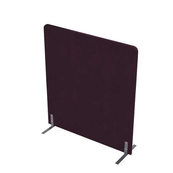 011.МПО.1214 Акустическая мобильная перегородка на стационарных опорах (1200*450*1400)