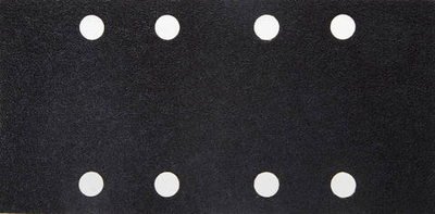 Лист шлиф. универсал. URAGAN ″Оптимален для мягких пород дерева″ 8 отверстий по линии, для ПШМ, P100, 80х166мм, 50шт