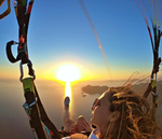 Параглайдинг с горы Адрасан на высоте 1000 м