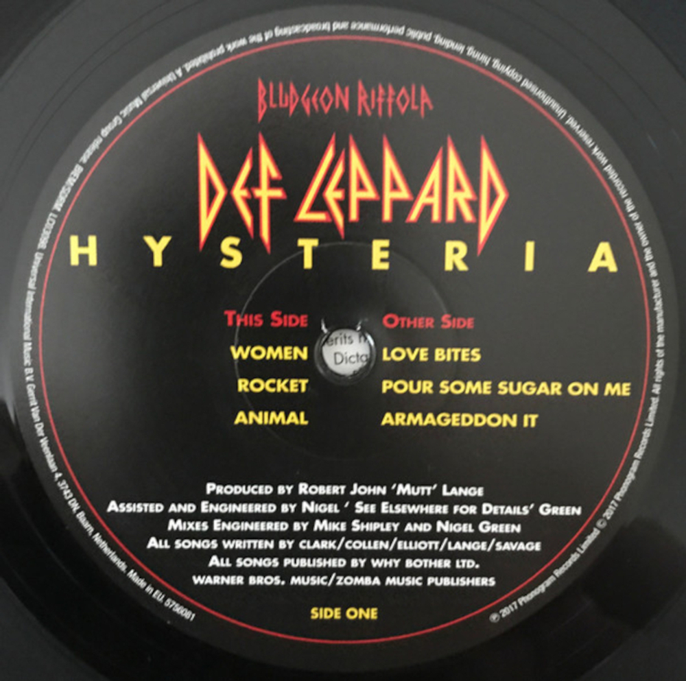 Def Leppard / Hysteria (2LP)