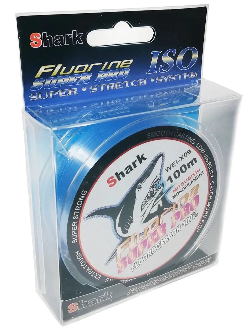 Леска Shark Fluorocarbon 100% d-0.25mm - 100м