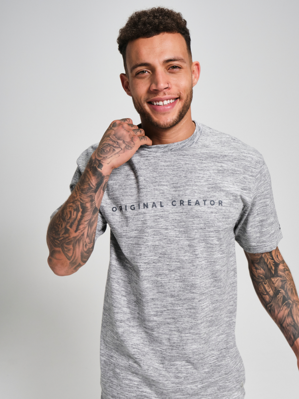 Футболка мужская ORIGINAL CREATOR OC. T-SHIRT, Серый