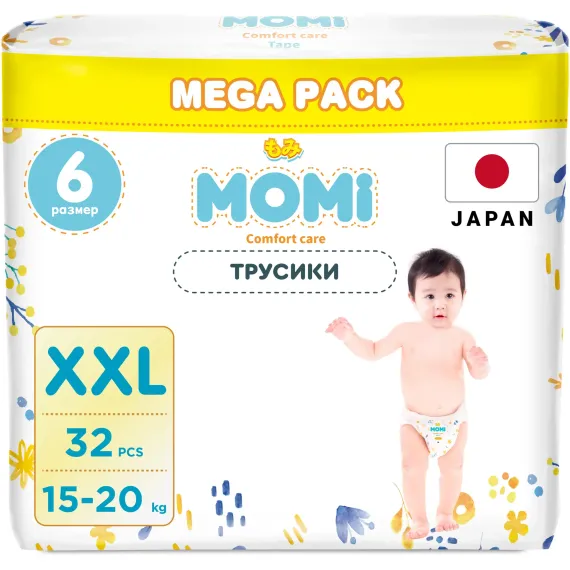 Трусики Momi Comfort Care XXL (15-20 кг) 32 шт.