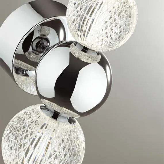 5007/7WL L-VISION ODL23 589 хром/прозрачный/металл/акрил Бра LED 7W 4000K 380Лм CRYSTAL