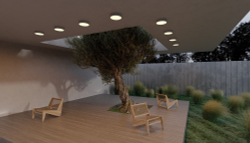 Уличный потолочный светильник Outdoor O431CL-L30B3K