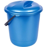 Ведро 12 л Rock'n'Roll с крышкой индиго