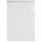 Пакеты с замком (гриппер), комплект 100 шт., 400х500 мм, ПВД, толщина 40 микрон, BRAUBERG, 606219