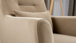 Кресло Барселона, Бежевое