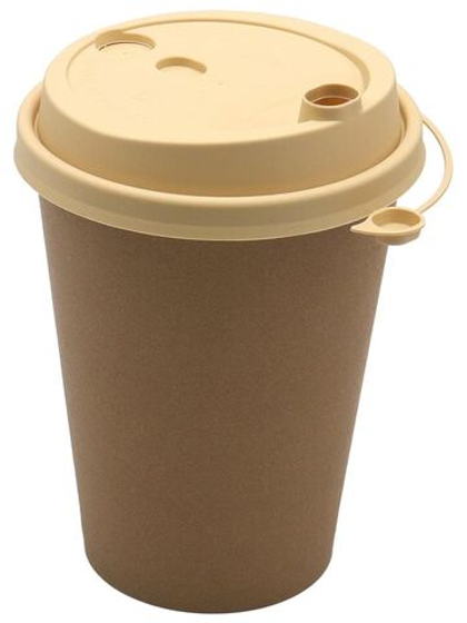 Крышка 90мм КРАФТ с клапаном ПП Покров. Полимер 50 рук./1000 шт кор.