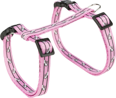 Шлейка с поводком для кошки 35-45 см/10 мм/1.20 м, нейлон с рисунком, Trixie