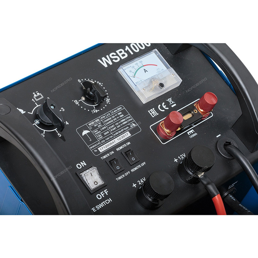 NORDBERG (WSB1000) Устройство пуско-зарядное 12/24V макс ток 1000A