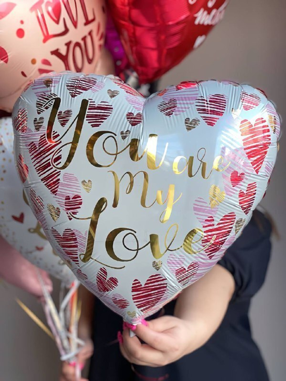 F Сердце Ты - моя любовь Испания  18"/46 см