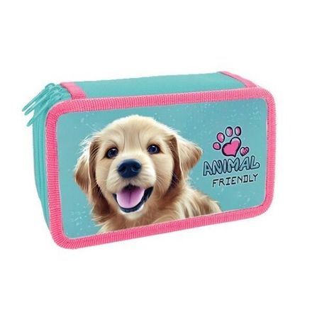 Пенал 3 отделения 190*100 Оникс Пушистый друг, ламинат