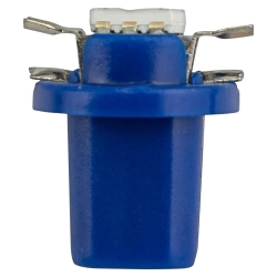 Лампочка светодиодная T8.5-5050-1SMD 12v ice blue KING T8.5-5050-1SMD IB