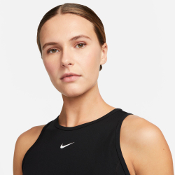 Женская теннисная майка Nike Dri-Fit Performance Cropped Tank Top Women - Black, Grey
