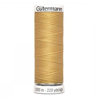 Нить Sew-All 200 м, Gutermann, 893 бежево-желтый