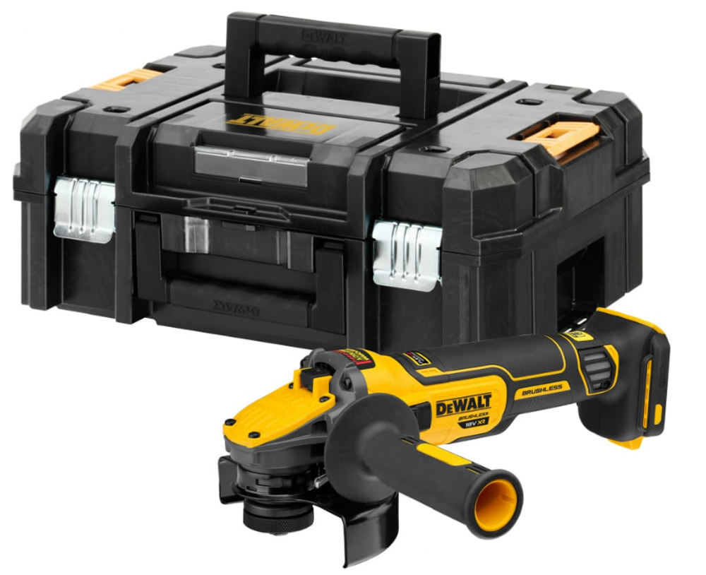 Аккумуляторная угловая шлифмашина DeWALT DCG409VST1-QW