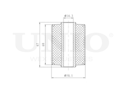 Сайлентблок задней рессоры UNIO RMP-20624