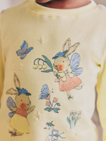 Пижама для девочки Next AJ8-346, 3 шт., Розовый, Светло-желтый, Голубой