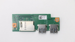 Плата USB, Card reader (sub board) для ноутбка Lenovo U530T/U430P (90003352), оригинал