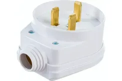 Разъем Bylectrica ВШ-32 вилка белый 40646