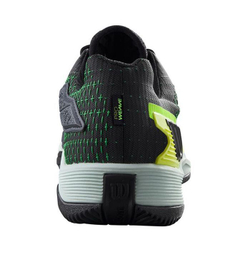 Мужские кроссовки теннисные Wilson Rush Pro Extra Duty - black/safety yellow/green