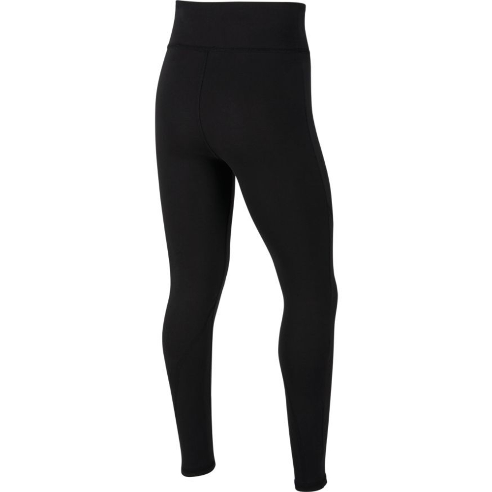 Штаны для девочки теннисные Nike Sportswear Favorites Graphix High-Waist Legging G - черный