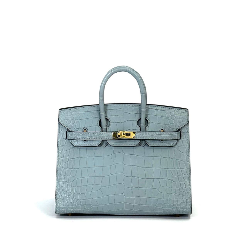 Сумка Hermes из кожи крокодила 25 см