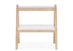 Табурет-стремянка Брети натуральная береза / белый