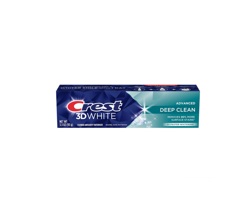 Зубная паста Crest 3DWhite Whitening, улучшенная глубокая очистка 3.3 oz