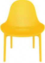 Лаунж-кресло пластиковое Siesta Contract Sky Lounge, желтый