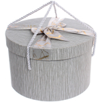 Коробка подарочная «Теплые чувства» 22*22*13,5 см, серый