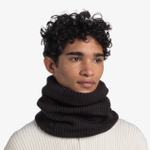 Вязаный шарф-труба с флисом Buff Neckwarmer Knitted Polar Rutger Graphite