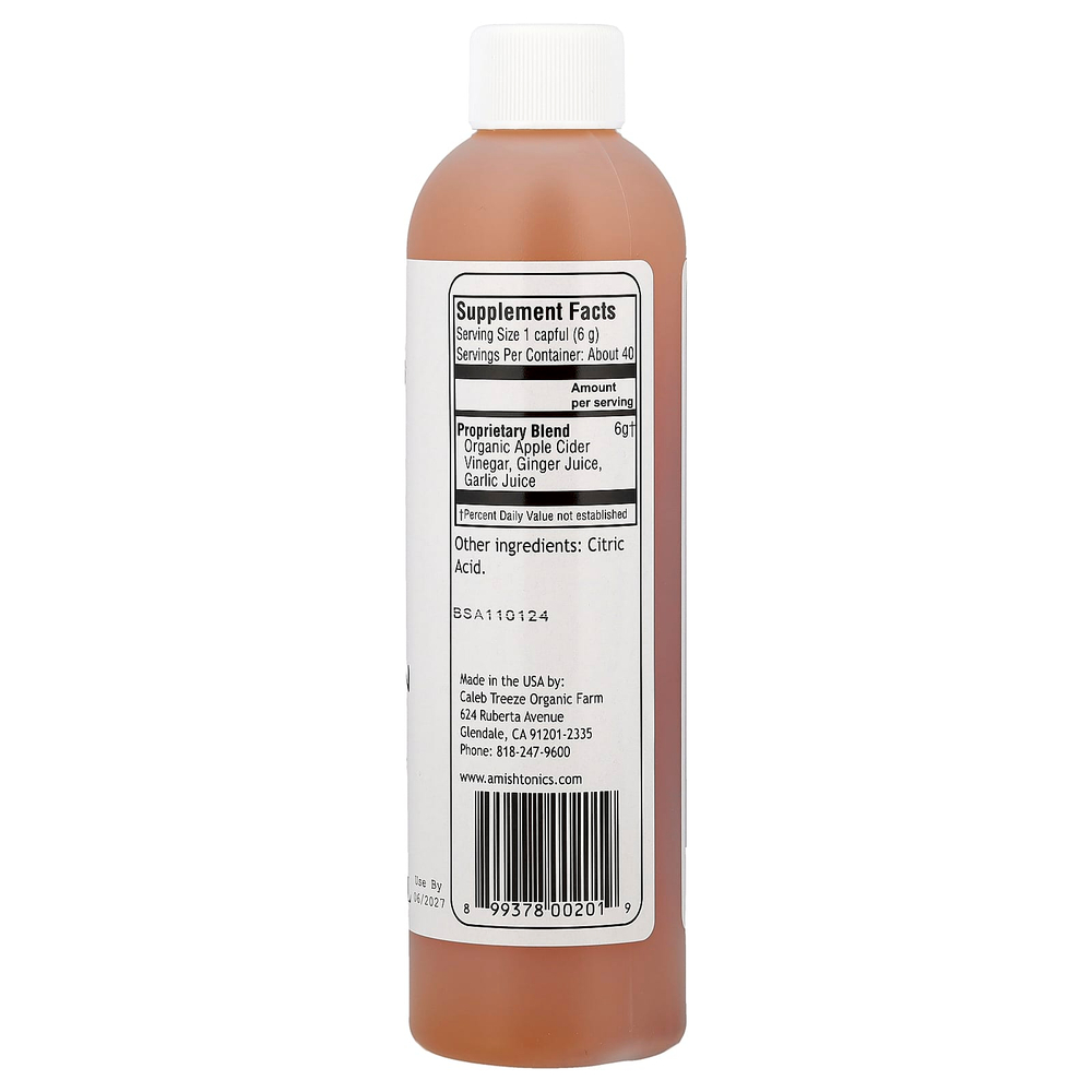 Caleb Treeze Organic Farm, Old Amish, тонизирующее средство для пищеварения, 237 мл (8 жидк. унций)