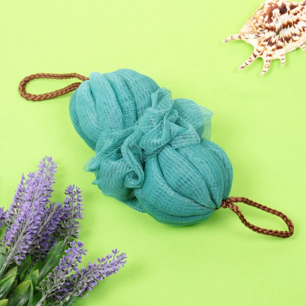 Мочалка нейлоновая «Premium - PANADERA», цвет , цвет бирюзовый, 19*12см (ZIP пакет)