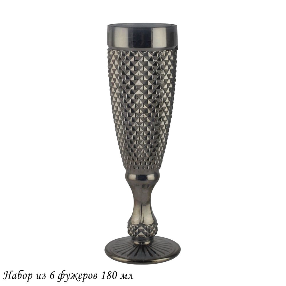 Lenardi 588-498 Набор из 6 фужеров 180 мл в под.уп.(х4)Стекло