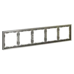 Рамка пластиковая VOLTUM S70 на 5 постов, (шелк)