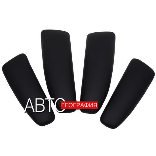 Мягкие накладки на ручки дверей Toyota Corolla [E180] (2012-2019) из экокожи