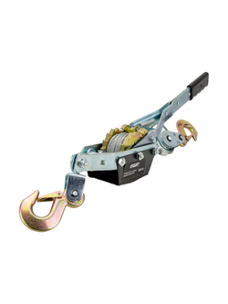 Ручная лебедка с двойным храповым механизмом Gigant 3т, диаметр троса 4,8мм, длина троса 3,6м GEW-22