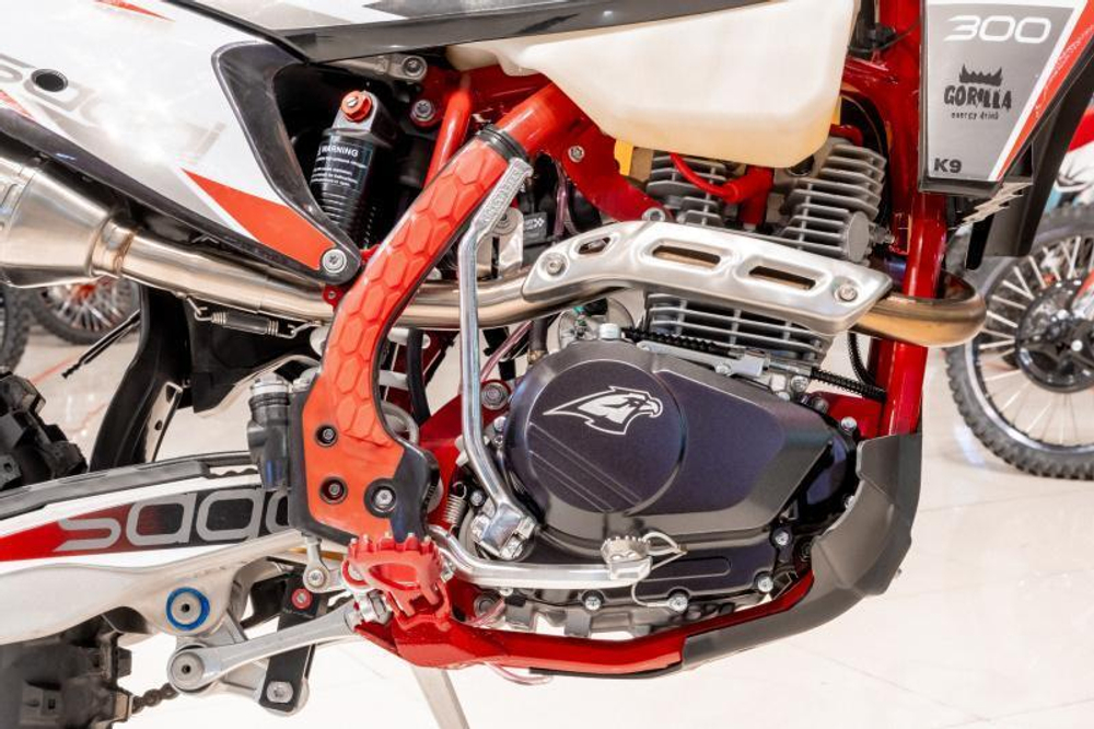 Мотоцикл кроссовый Ajerra SAGAI SS K9 CB300RL (4 клапана)  Red 21/18