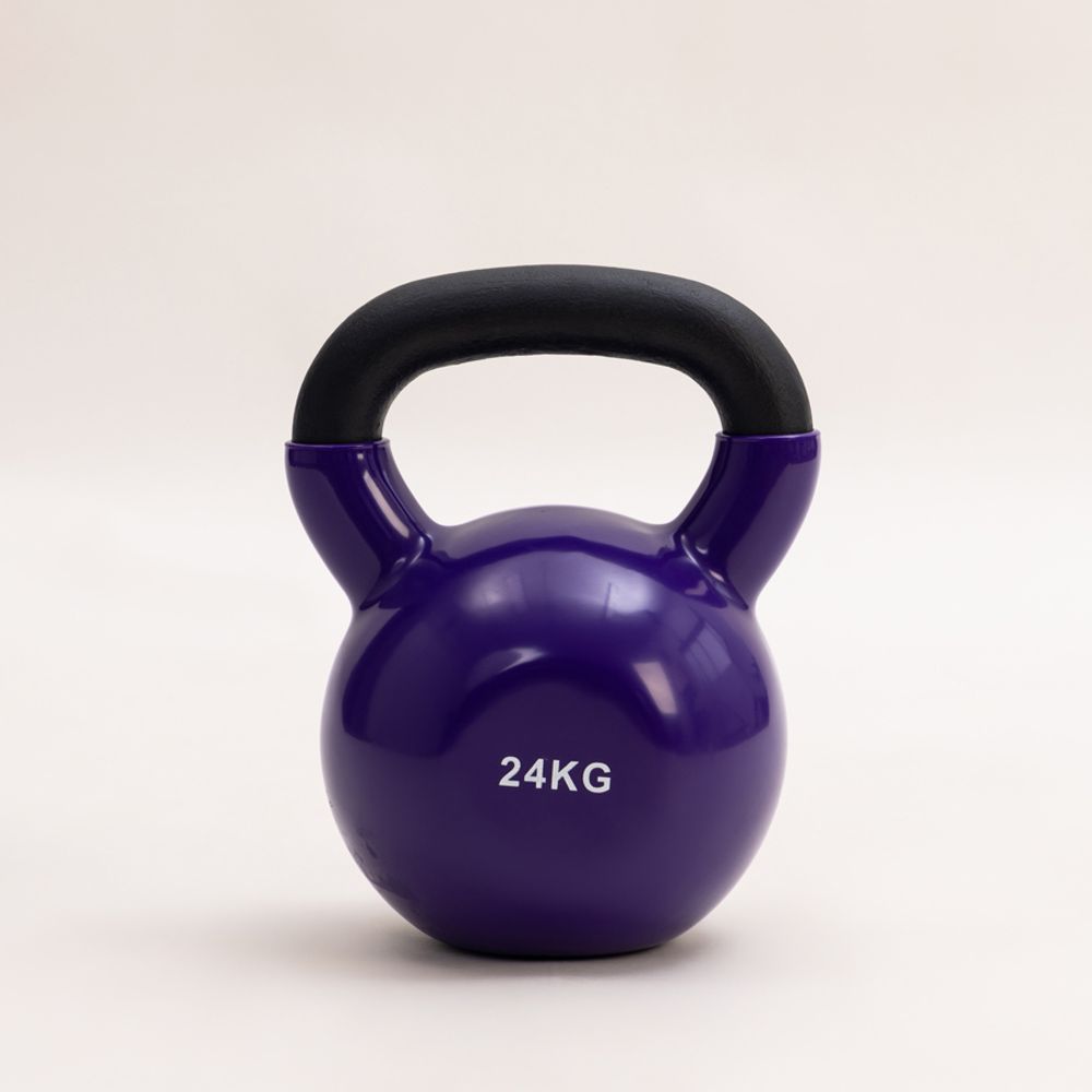 Гиря 24 кг PVC (purple)