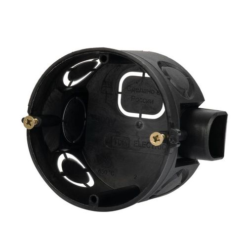 Коробка установочная для сплошных стен с соединителем TDM 68х42 мм