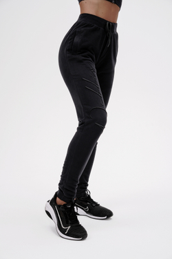 Женские брюки NEBBIA 846 Women's High-Waist Joggers INTENSE Signature Black