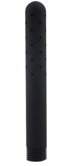 Черная насадка для интимного душа 360° water flow (Цвет: черный)